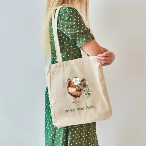 stofftasche huhn