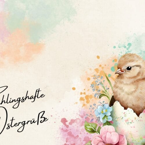 Postkarte Ostern Front