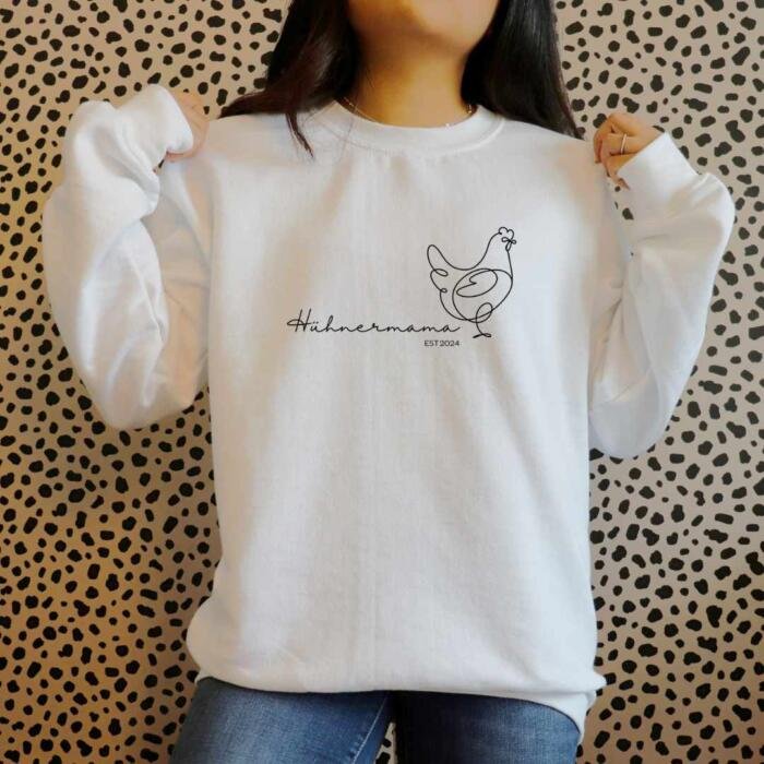 sweatshirt hühnermama