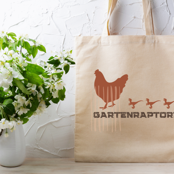 Tasche Gartenraptoren